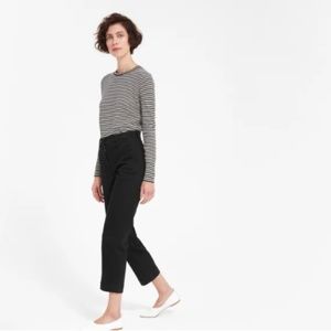 Everlane Straight Leg Crop, Black